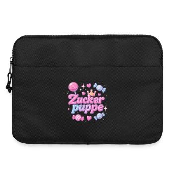 Poupée de sucre / Y2K Surnom Déclaration Design - Sacoche pour ordinateur portable 15 pouces - noir - Devant