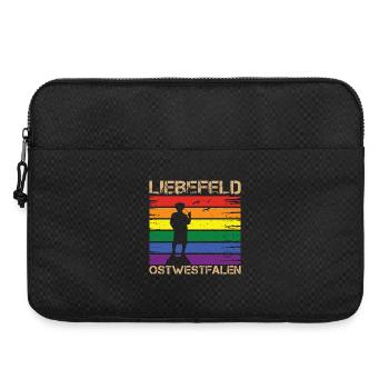 Liebefeld ❤ Leineweber PRIDE - Sacoche pour ordinateur portable 15 pouces - noir - Devant