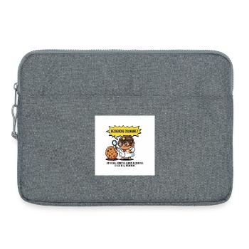 Kulinarische Gourmet-Forschung - Laptoptasche 15" - Grau meliert - Vorne