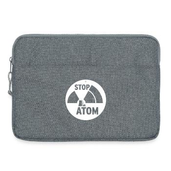 STOP ATOM - Laptop bag 15" - heather grey - Front