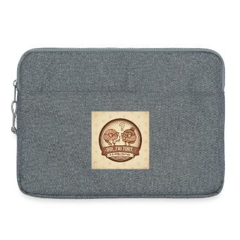 Ich irre mich - Duo Brain - Laptoptasche 15" - Grau meliert - Vorne