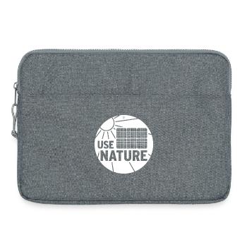 UTILISEZ LA NATURE - Sacoche pour ordinateur portable 15 pouces - gris chiné - Devant