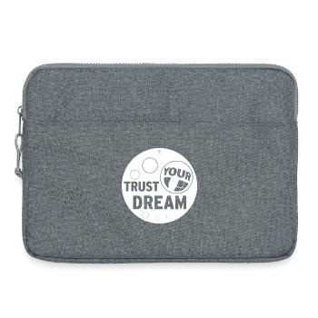 TRUST YOUR DREAM - Laptop bag 15" - heather grey - Front