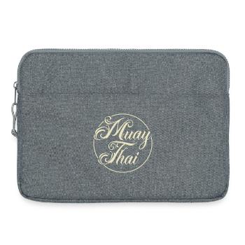 Muay thaï - Sacoche pour ordinateur portable 15 pouces - gris chiné - Devant