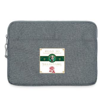 ROAD TO MILLIONAIRE - Laptoptasche 15" - Grau meliert - Vorne