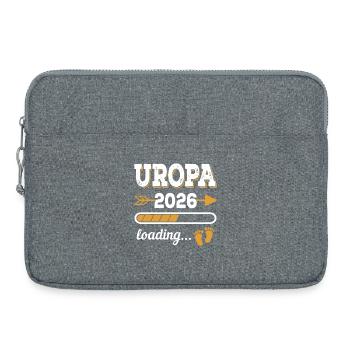 Uropa 2026 Loading Zukünftiger Urgroßvate Geschenk - Laptoptasche 15" - Grau meliert - Vorne