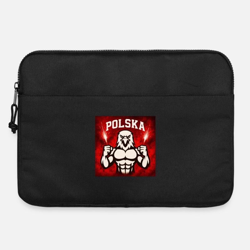 Polska orzeł - Laptop bag 15" - black