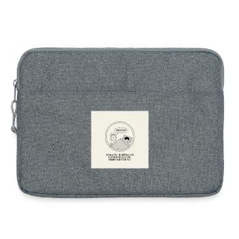 Noch 5 Minuten, wenn Sie aufwachen - Laptoptasche 15" - Grau meliert - Vorne
