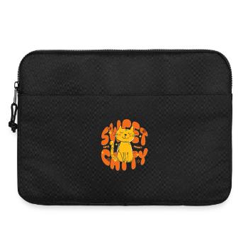 Sweet Catty – Le chat le plus mignon du monde - Sacoche pour ordinateur portable 15 pouces - noir - Devant