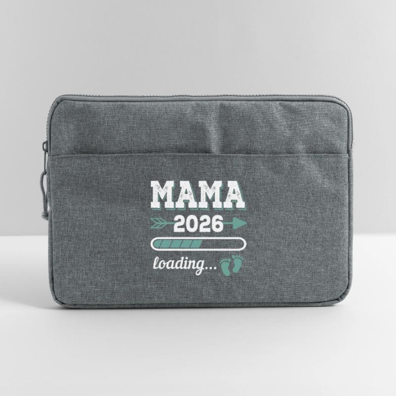 Mama 2026 Loading Werdender Mutter Geschenkidee Laptoptasche 15"