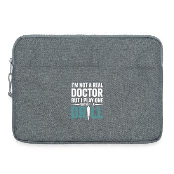 Vie professionnelle dentaire Pratique clinique - Sacoche pour ordinateur portable 15 pouces - gris chiné - Devant