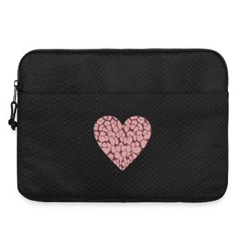 Leo Print Fall Vibes - Laptop bag 15" - black - Front