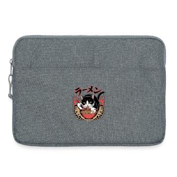 Ramen Cat - Food Lover Design - Sacoche pour ordinateur portable 15 pouces - gris chiné - Devant