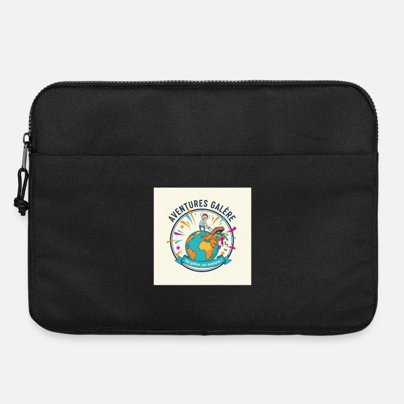 Adventures Galley World in Aktion - Laptoptasche 15" - Schwarz