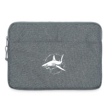 Hai Raubfisch Ozean Raubtier - Laptoptasche 15" - Grau meliert - Vorne