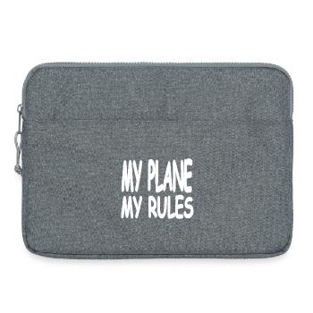 avion - Sacoche pour ordinateur portable 15 pouces - gris chiné - Devant