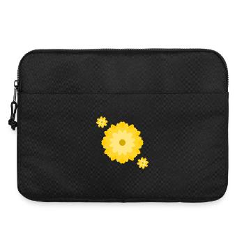 Explosion de marguerite ensoleillée - Sacoche pour ordinateur portable 15 pouces - noir - Devant