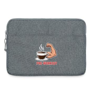 Coffee Power Pré-Entraînement - Sacoche pour ordinateur portable 15 pouces - gris chiné - Devant