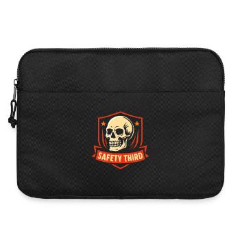 Sécurité Troisième Insigne Crâne Sécurité Troisième - Sacoche pour ordinateur portable 15 pouces - noir - Devant
