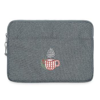 Tasse magique à la cannelle Parfum de Noël - Sacoche pour ordinateur portable 15 pouces - gris chiné - Devant
