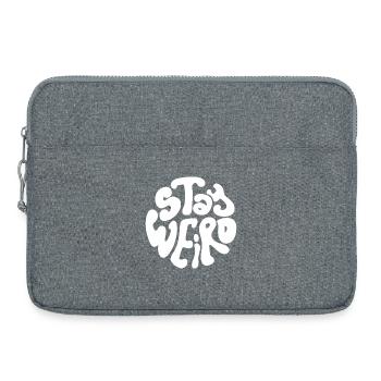 Restez bizarre - Sacoche pour ordinateur portable 15 pouces - gris chiné - Devant