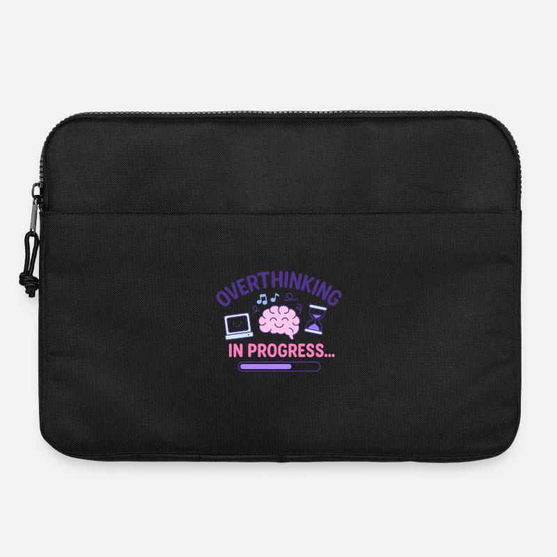 Overthinking in Progress - Laptop bag 15" - black