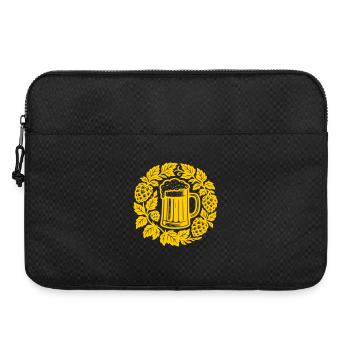Bier kranz - Laptop bag 15" - black - Front