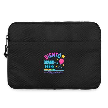 Bientôt Grand Frère en Attente - Sacoche pour ordinateur portable 15 pouces - noir - Devant