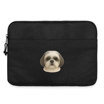 Portrait de Shih Tzu doux - Sacoche pour ordinateur portable 15 pouces - noir - Devant