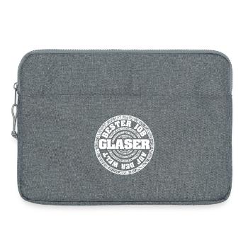Glasses - Laptop bag 15" - heather grey - Front