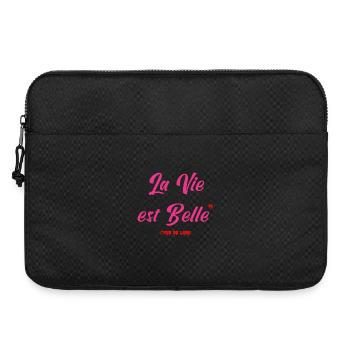 LIFE IS GOOD! (view from afar) - Laptop bag 15" - black - Front