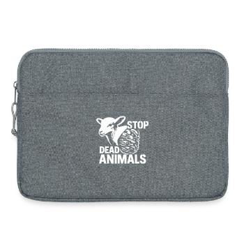Bien-être animal | Arrêter les animaux morts mouton graphique - Sacoche pour ordinateur portable 15 pouces - gris chiné - Devant