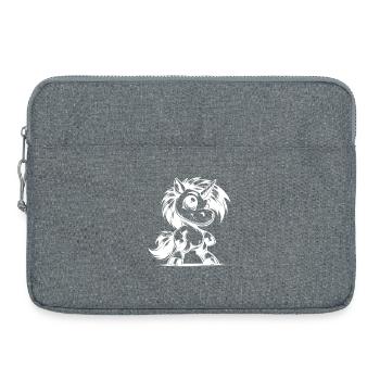 Petit héros à quatre sabots et une corne magique - Sacoche pour ordinateur portable 15 pouces - gris chiné - Devant