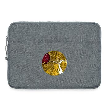 Autoroute des spaghettis - Sacoche pour ordinateur portable 15 pouces - gris chiné - Devant