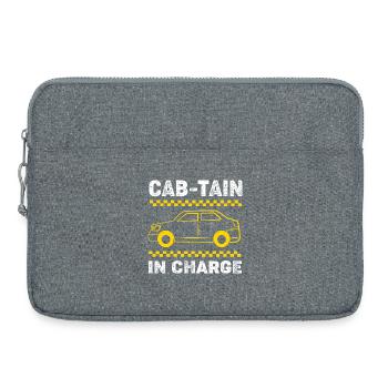 Taxi Driver Taxi - Laptop bag 15" - heather grey - Front