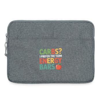Professional Nutritionist Energy & Carb Specialist - Laptop bag 15" - heather grey - Front