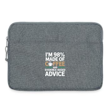 Fachkundige Beratung als professioneller registrierter Ernährungsberater - Laptoptasche 15" - Grau meliert - Vorne