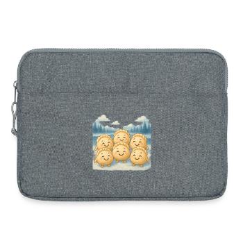 Pelmeni Weiter Norden - Laptoptasche 15" - Grau meliert - Vorne