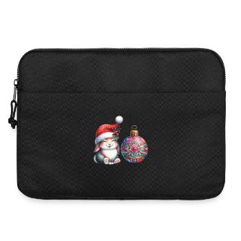 Festliches Kaninchen mit kunstvollem Schmuck - Laptoptasche 15" - Schwarz - Vorne