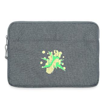 Ich bin glücklich Pop Art Explosion im so happy - Laptoptasche 15" - Grau meliert - Vorne