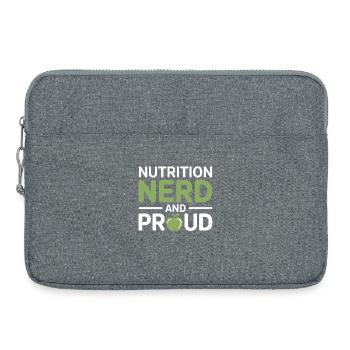 Registered Dietitian Simplifying Food Science  - Laptop bag 15" - heather grey - Front