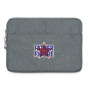 Father Figure Star Retro Logo - Laptoptasche 15" - Grau meliert - Vorne