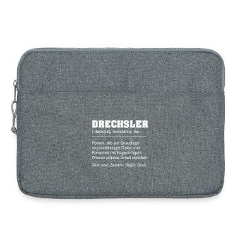 Definition Woodturner Funny - Laptop bag 15" - heather grey - Front