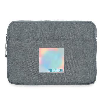 TRAUER VIEL ZU FRÜH - Laptoptasche 15" - Grau meliert - Vorne
