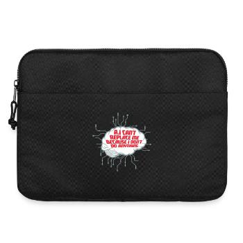 AI Can't Replace Me I Don't Do Anything Humor Joke - Laptop bag 15" - black - Front