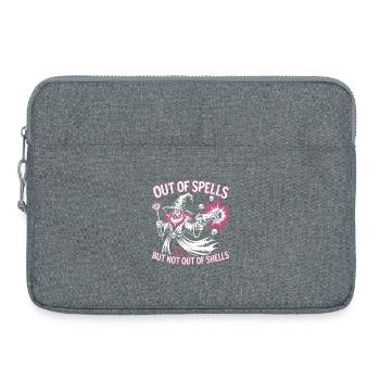 Aus den Zaubern, aber nicht aus den Hüllen - Cool Wizard - Laptoptasche 15" - Grau meliert - Vorne