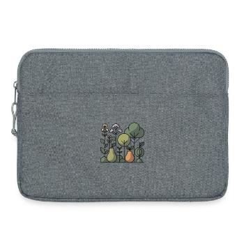 Abstrakter Obstgarten - Laptoptasche 15" - Grau meliert - Vorne