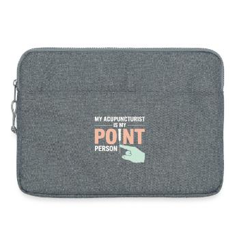 Lizenzierter TCM-Therapeut, Experte für Gesundheitsberatung - Laptoptasche 15" - Grau meliert - Vorne