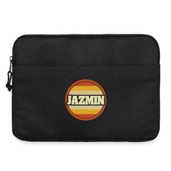Vorname Jazmin - Laptoptasche 15" - Schwarz - Vorne