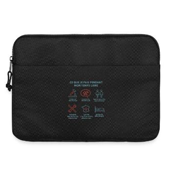 DIY und Freizeit - Laptoptasche 15" - Schwarz - Vorne